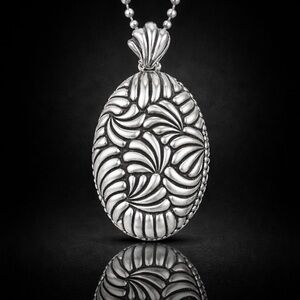 LAGOS RETIRED Soirée Floral Motif Sterling Silver 925 Pendant